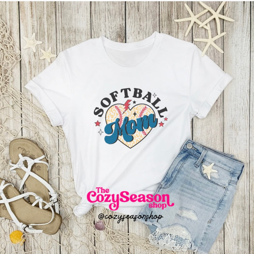 SOFTBALL MOM - Adult Unisex T-Shirt