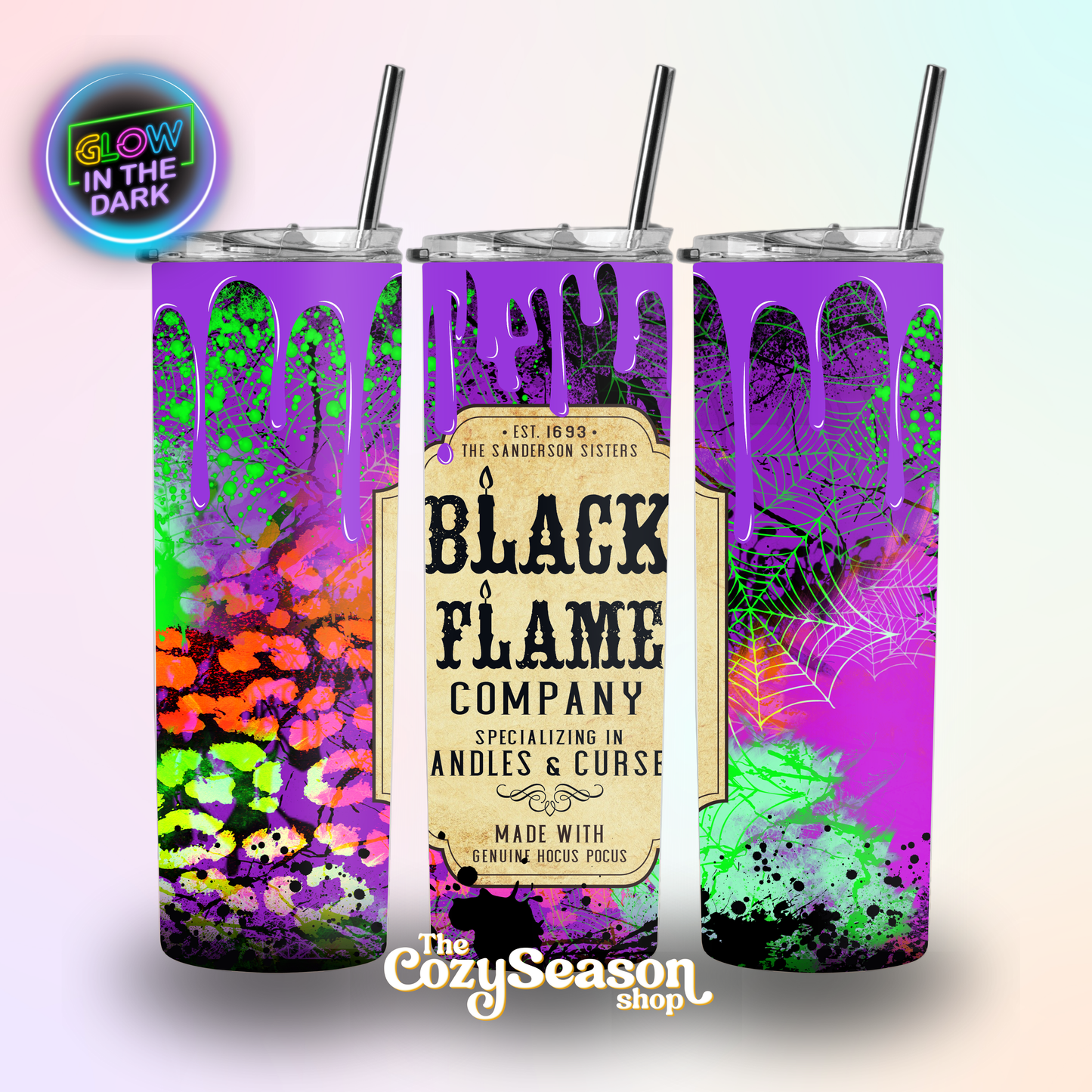 BLACK FLAME COMPANY - 20oz Travel Tumbler