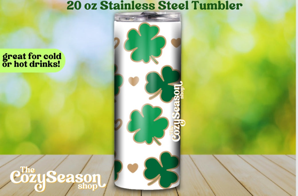 ST PATRICKS DAY TUMBLER CUP