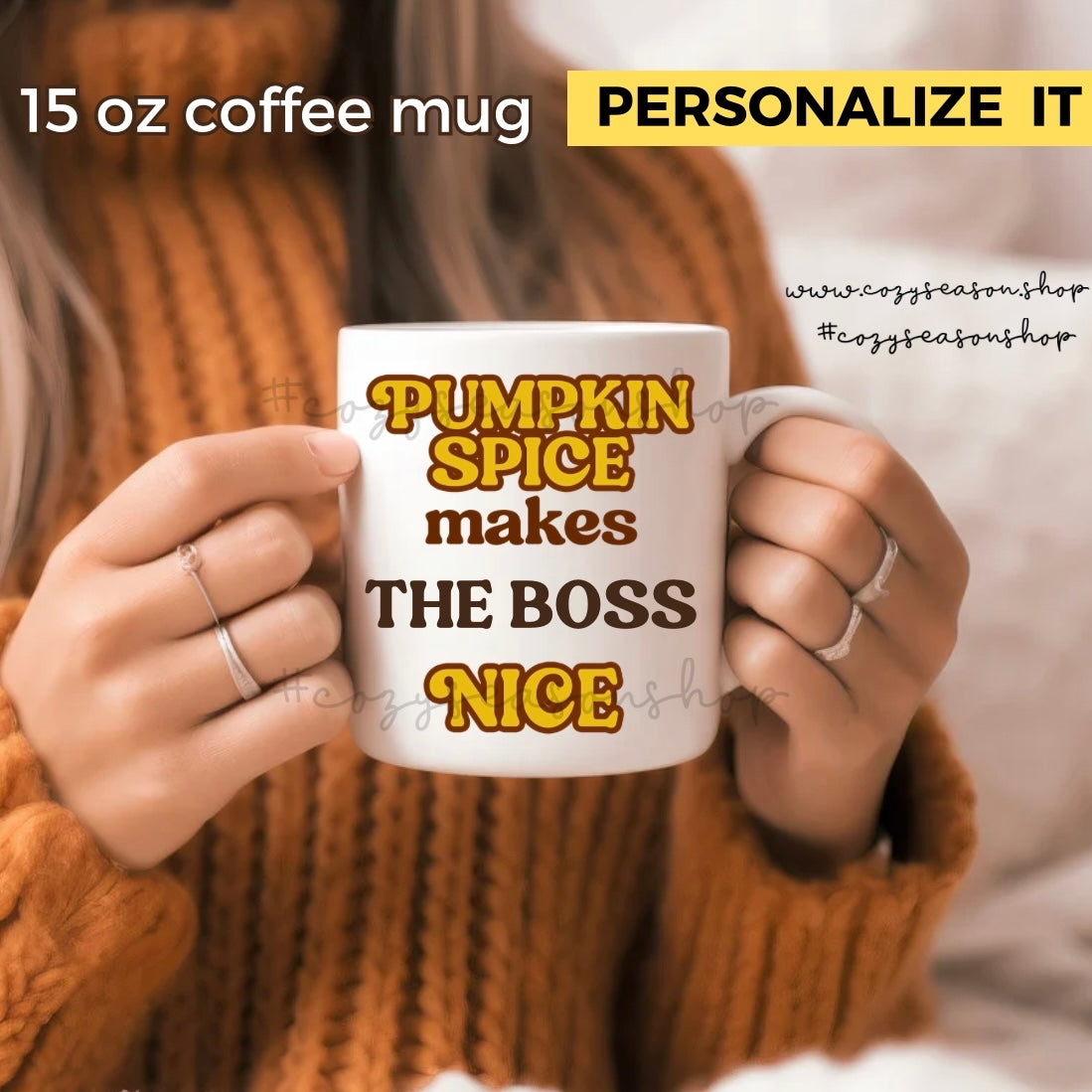 NICE PUMPKIN SPICE MUG