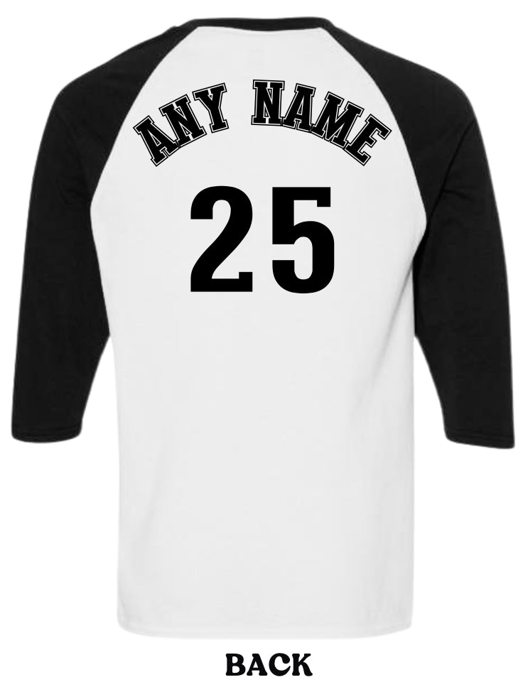 POONIE’S BRIXXS - UNISEX RAGLAN BASEBALL T-SHIRT