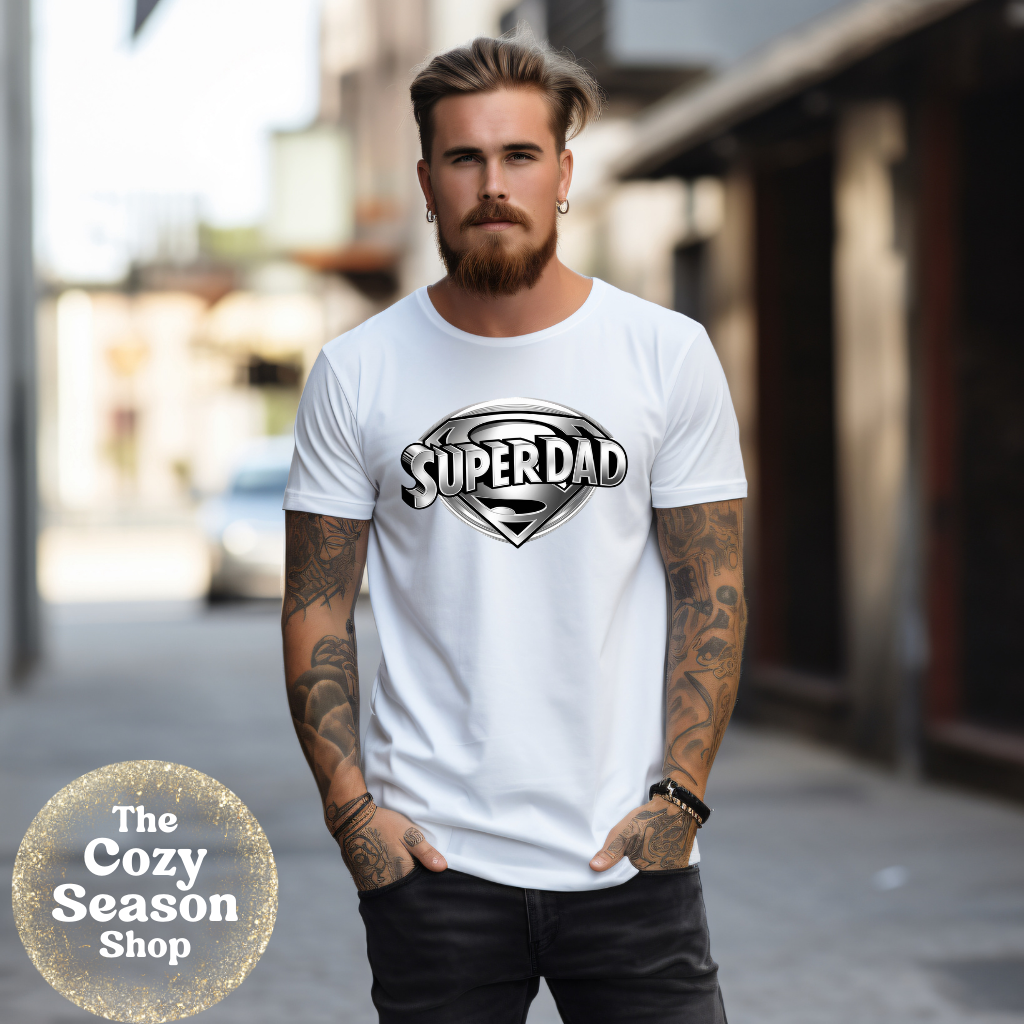 SUPER DAD - Tshirt or Sweatshirt option