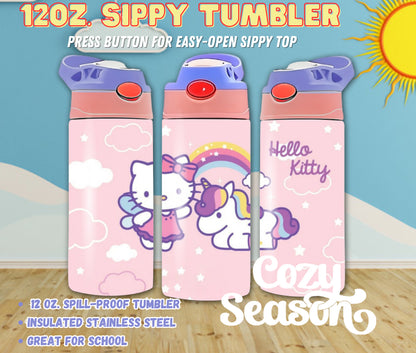 UNICORN KITTY - KIDS 12oz Tumbler