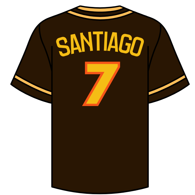 A black youth baseball jersey with the name 'BOE' and the number '99' printed on the back in yellow and orange colors.