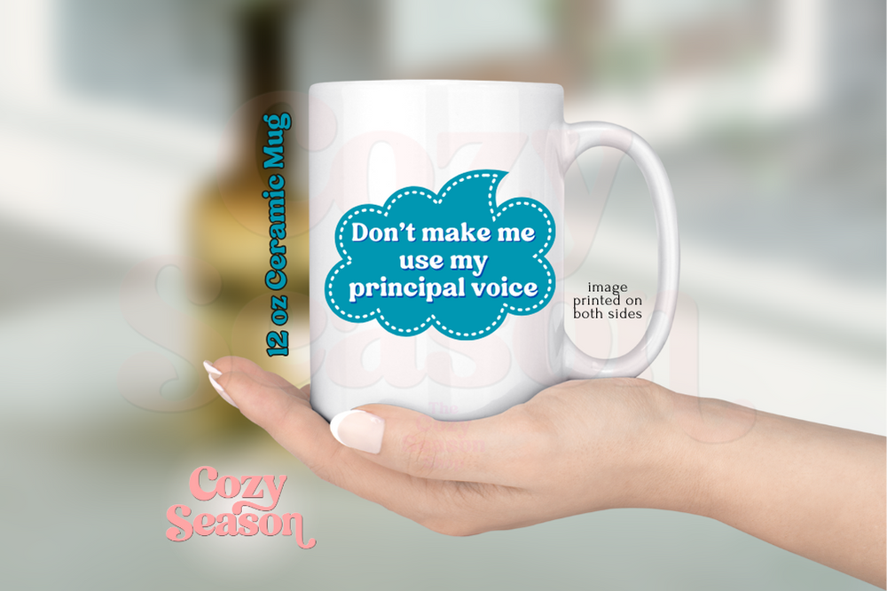 PRINCIPAL VOICE - 12 oz Ceramic Coffee Mug