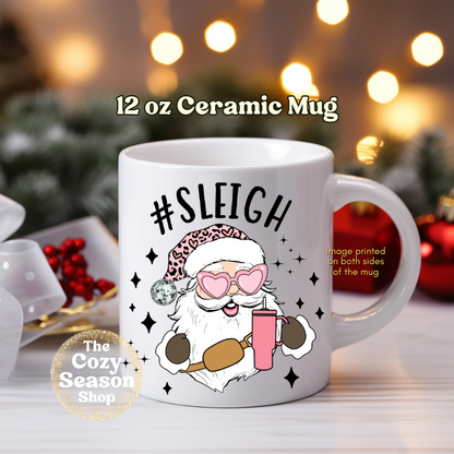 SLEIGH Santa Mug 12 oz.