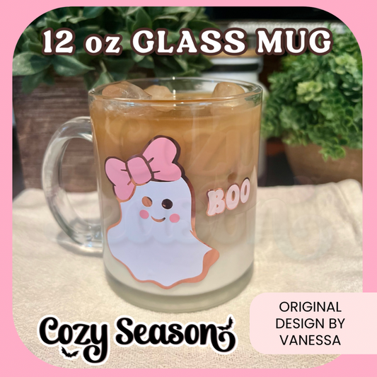 FRESHLY BOO’d - Glass Coffee Mug