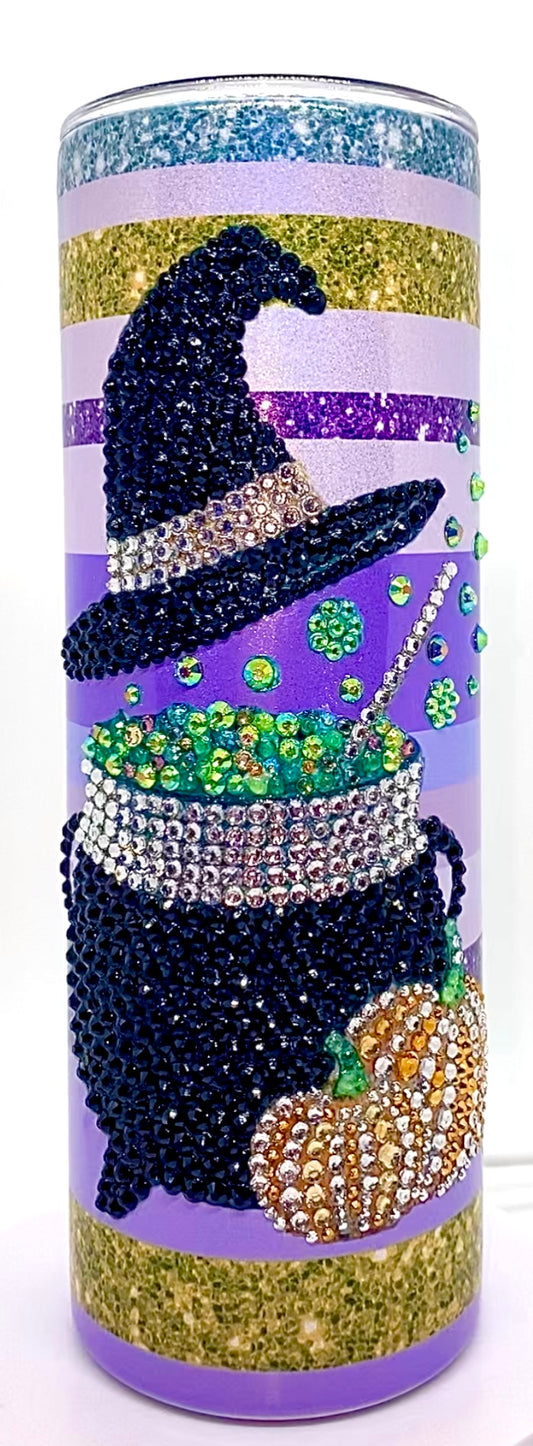 Witch’s Cauldron - PURPLE - 20oz Skinny Tumbler