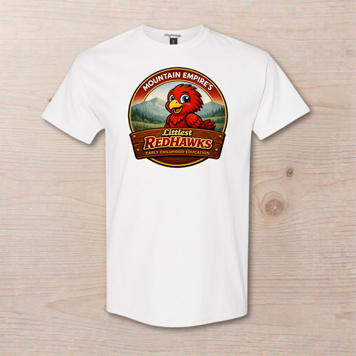 LITTLEST REDHAWKS - ADULT Unisex Tee - White