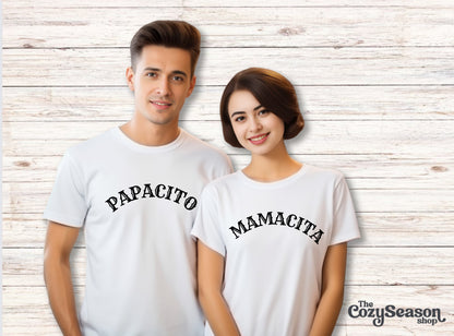 PAPACITO Y MAMACITA  - Unisex Couples T-Shirts