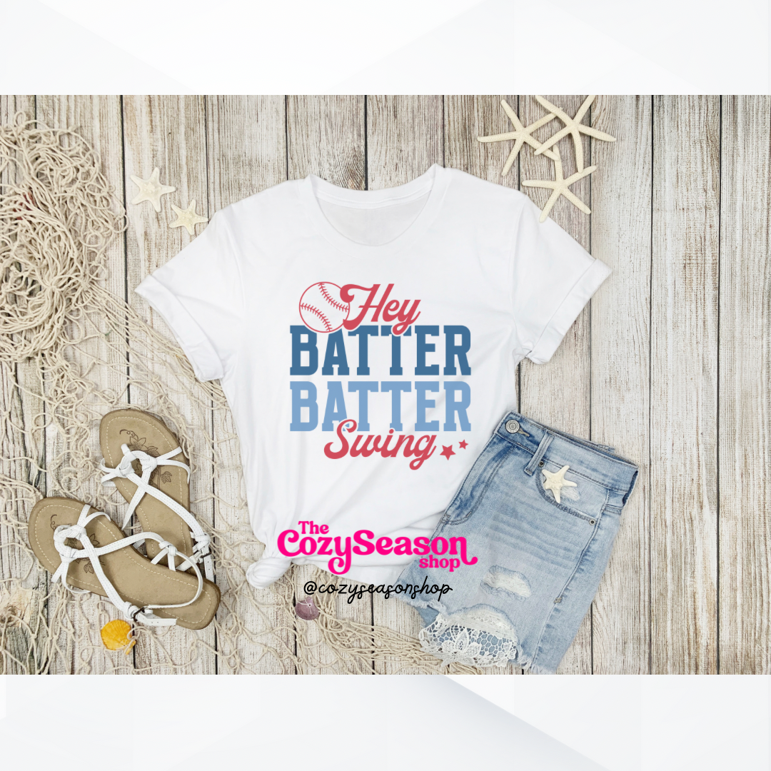 Hey BATTER BATTER Swing - Adult Unisex T-Shirt