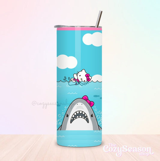 Hello SHARK! - 20oz Tumbler