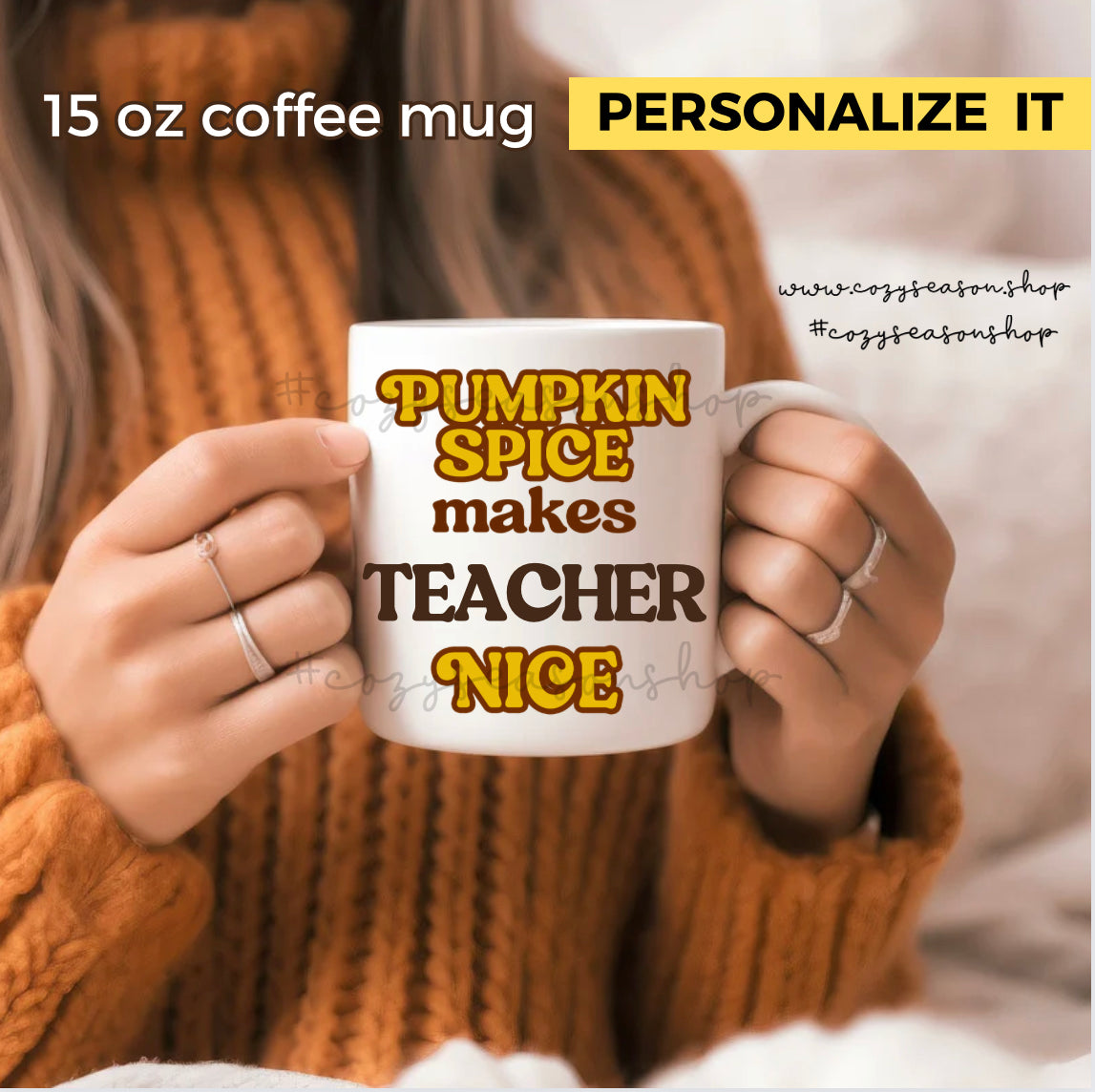 NICE PUMPKIN SPICE MUG