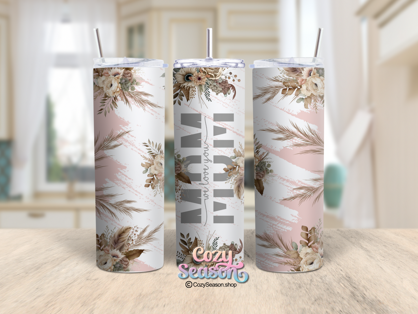 Mom (we love you)- 20oz Stainless Steel Travel Tumbler