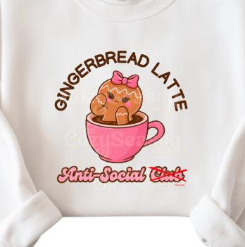 Gingerbread Latte ANTI-Social Club - Sweatshirt