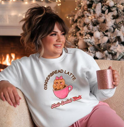 Gingerbread Latte ANTI-Social Club Crewneck Sweatshirt