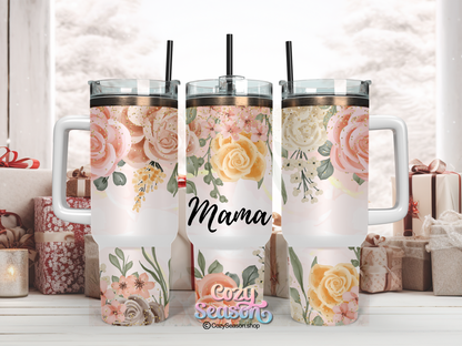 Roses for Mama - 40oz Iridescent Tumbler￼