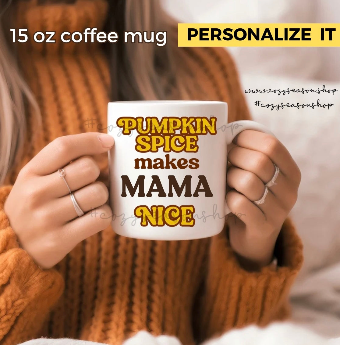 NICE PUMPKIN SPICE MUG