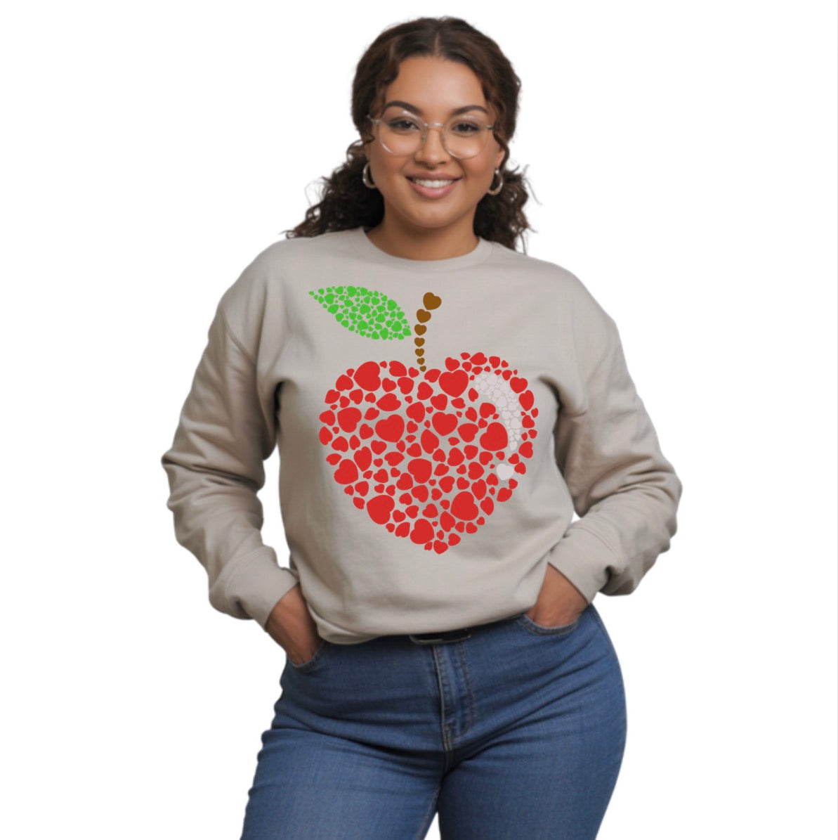 Apple Heart - Unisex Sweatshirt
