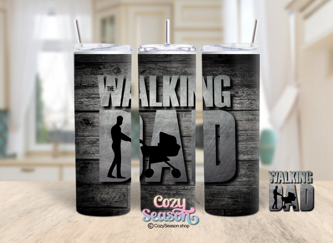 THE WALKING DAD - Personalized 20oz Tumbler