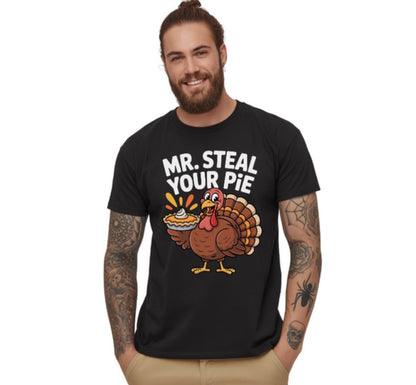 Mr. Steal Your Pie - Adult Unisex T-Shirt