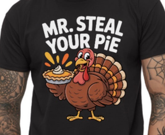 Mr. Steal Your Pie - Adult Unisex T-Shirt