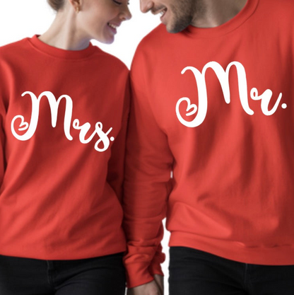 Mr & Mrs - MATCHING Unisex Sweatshirt