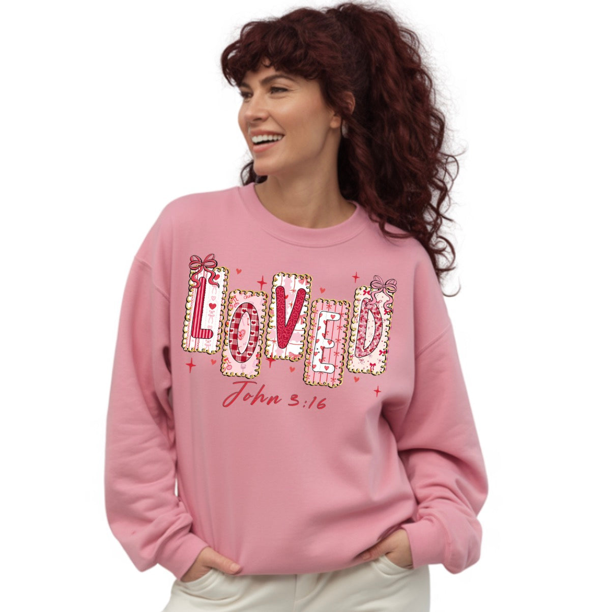 LOVED (John 3:16) - Unisex Sweatshirt