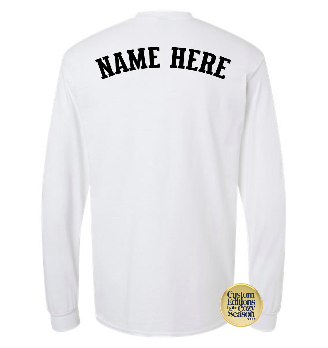 PINE VALLEY PRESCHOOL LOGO - ADULT Long-Sleeve T-Shirt WHITE