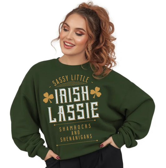SASSY LITTLE IRISH LASSIE - Unisex Sweatshirt