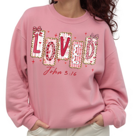 LOVED (John 3:16) - Unisex Sweatshirt