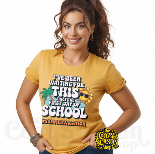 Been waiting for this since the first day of school - COZY Unisex T-SHIRT