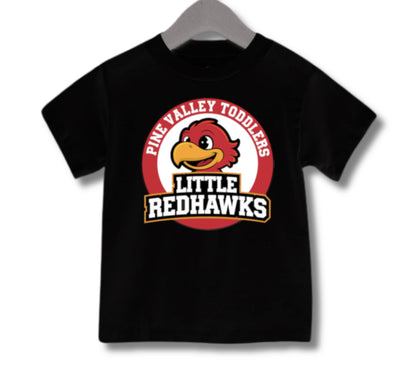 PINE VALLEY TODDLERS LOGO - Toddler T-Shirt BLACK
