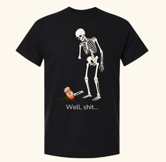 Skeleton and Pumpkin Spice - Unisex Tee