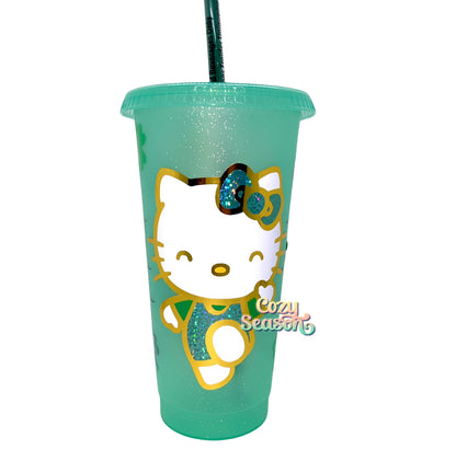 Lucky Kitty - 24oz Plastic Cold Cup