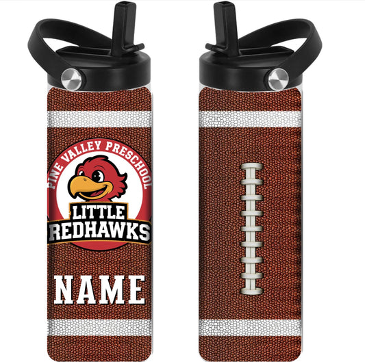 PINE VALLEY PRESCHOOL - FOOTBALL -  20oz Sport Top Water Bottle