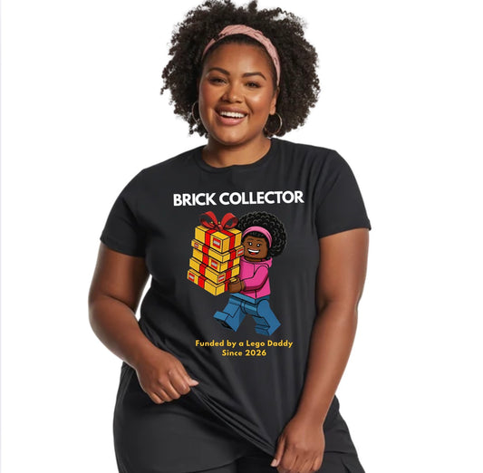 BRICK COLLECTOR - FEMININE - BROWN - UNISEX TEE
