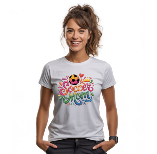 SOCCER MOM - Paint Splash - Adult Unisex T-Shirt
