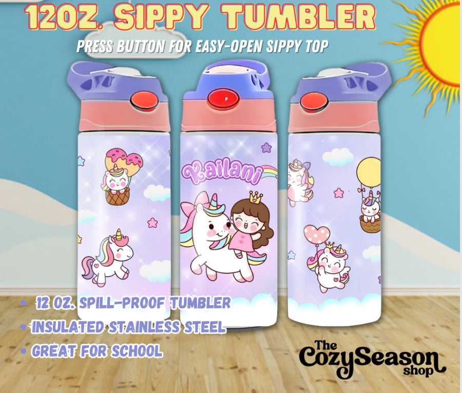 UNICORN DREAMS - KIDS 12oz Tumbler