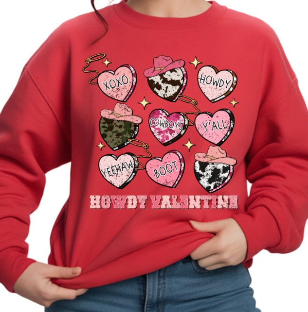 HOWDY VALENTINE - Unisex Sweatshirt