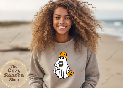 GHOSTIE WITH LASHES - Sweatshirt