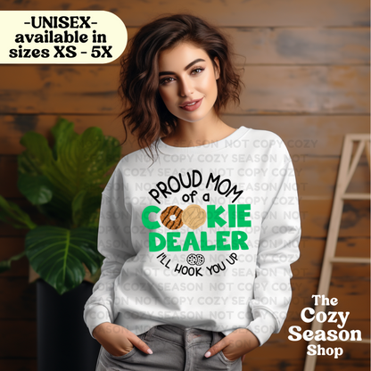 COOKIE DEALER MOM - Unisex Pullover Sweatshirt
