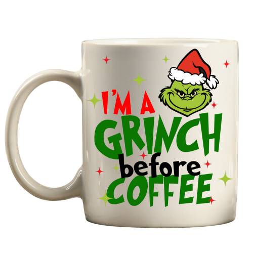 I'm A Grinch Before - Mug