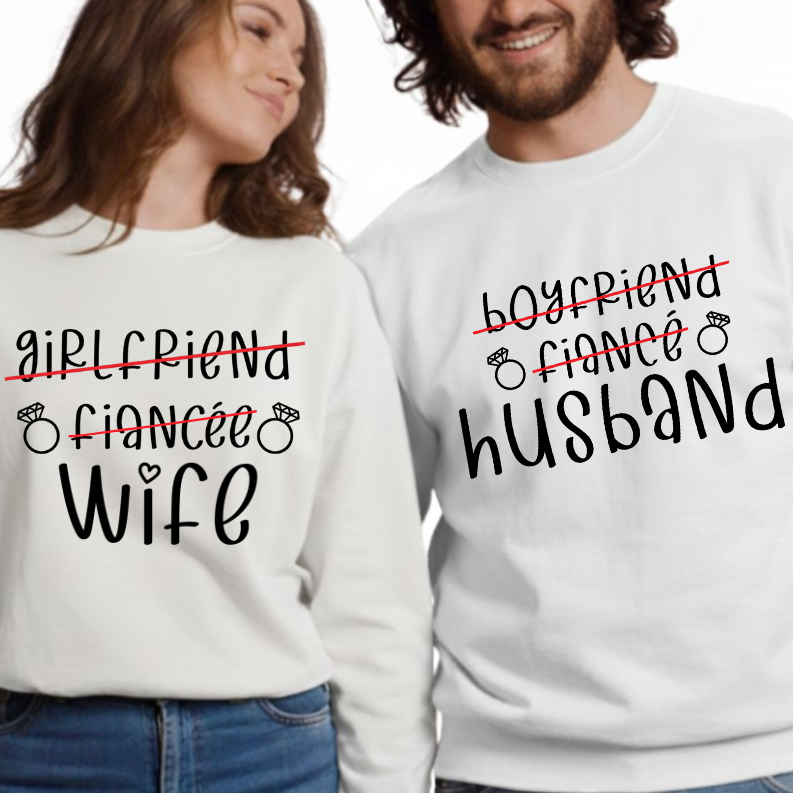 Husband & Wife - MATCHING Unisex Sweatshirt