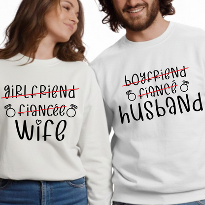 Husband & Wife - MATCHING Unisex Sweatshirt