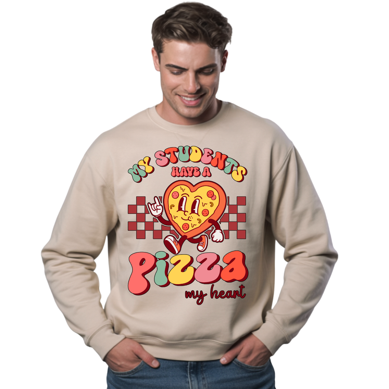 STUDENTS HAVE A PIZZA MY HEART - Unisex Sweatshirt