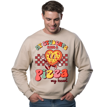 STUDENTS HAVE A PIZZA MY HEART - Unisex Sweatshirt