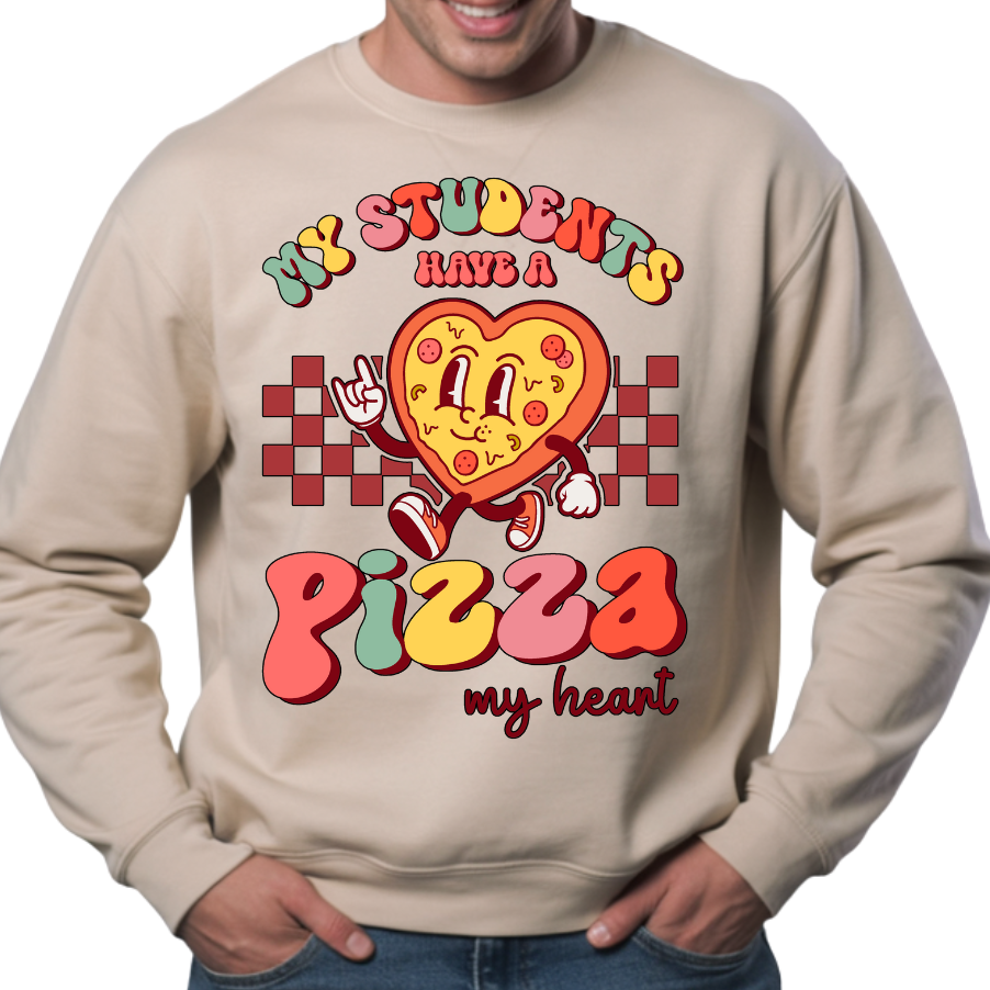 STUDENTS HAVE A PIZZA MY HEART - Unisex Sweatshirt