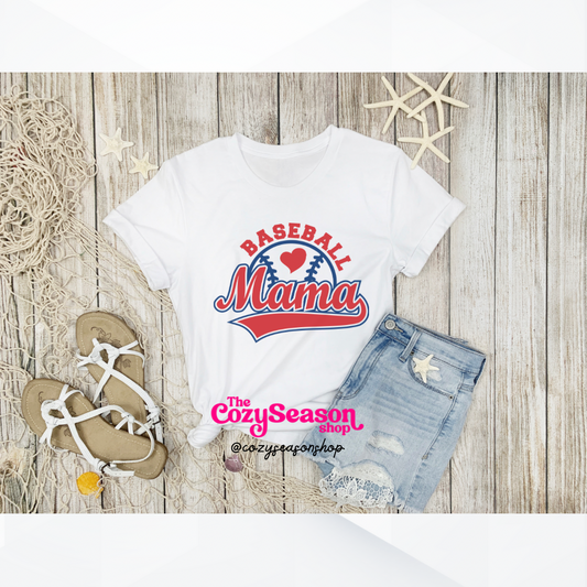 BASEBALL MAMA - Adult Unisex T-Shirt