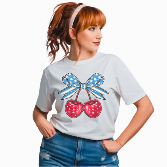 CHERRIES USA - Unisex Tee